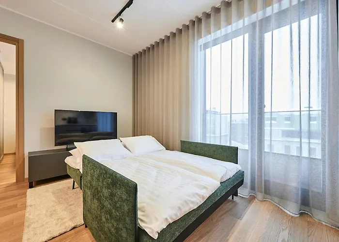 Brand New 2026 - Self Check-in - Balcony - Near Hilton Lägenhet