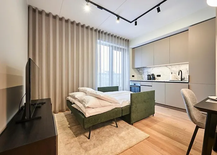 Apartmán Brand New 2026 - Self Check-in - Balcony - Near Hilton